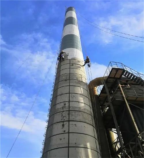 淄博煙囪加固公司施工管理 乘風揚帆