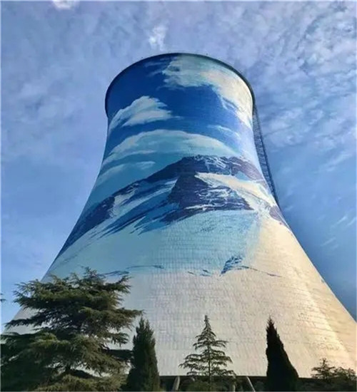 冷卻塔彩繪公司 讓彩繪重塑城市風(fēng)景線