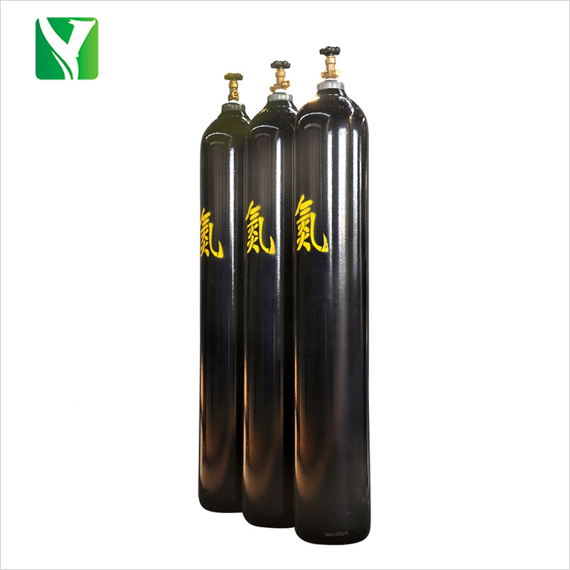 40L Factory directly supply refillable seamless steel Nitrogen gas cylinders/tanks/bottles with competitive price