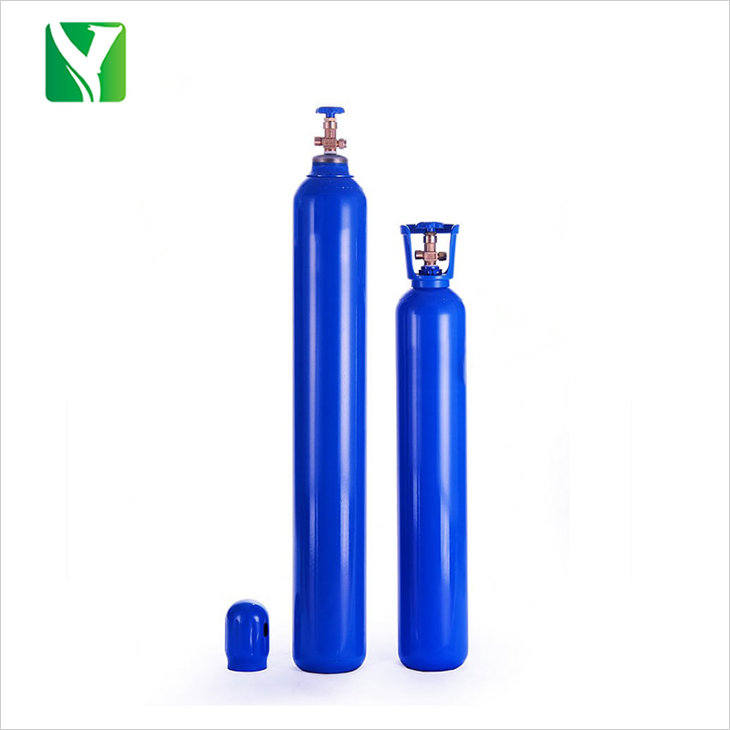 Empty high pressure Oxygen gas bottle 38L industrial Oxygen gas cylinder