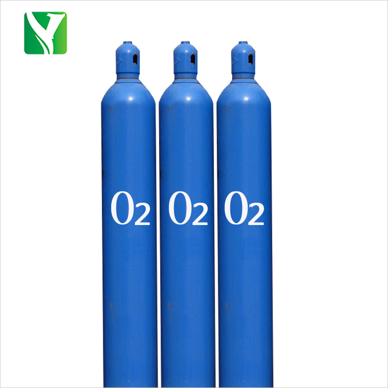 Empty high pressure Oxygen gas bottle 38L industrial Oxygen gas cylinder