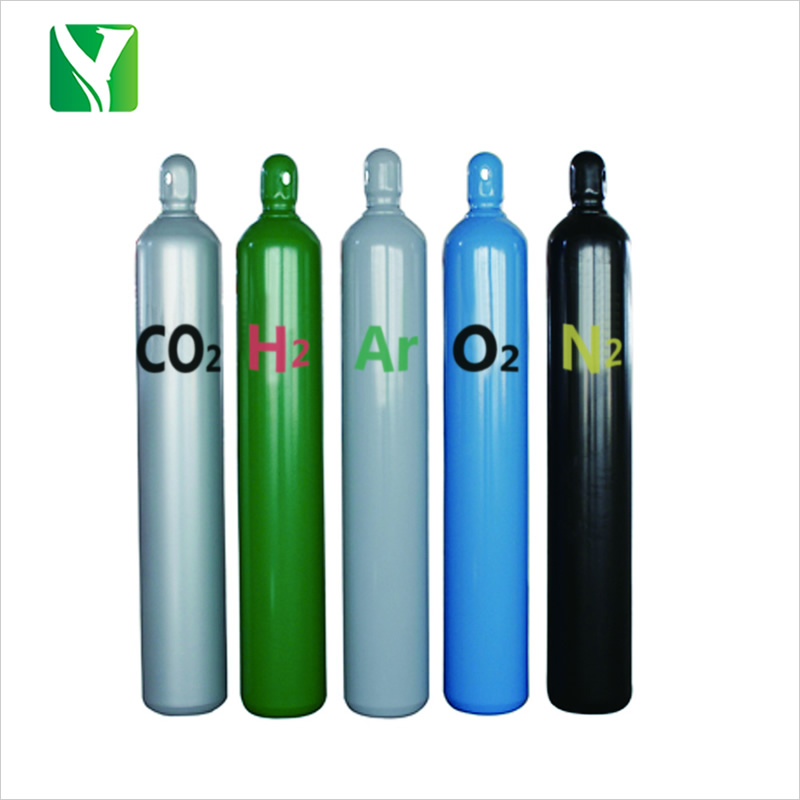 38L wholesale compressed H2 gas cylinder empty H2 gas tank gas bottle