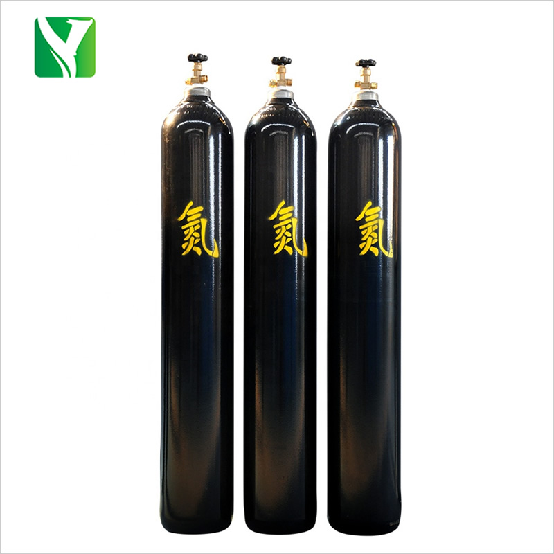 38L high pressure compressed N2 gas cylinders empty N2 gas tank gas bottle