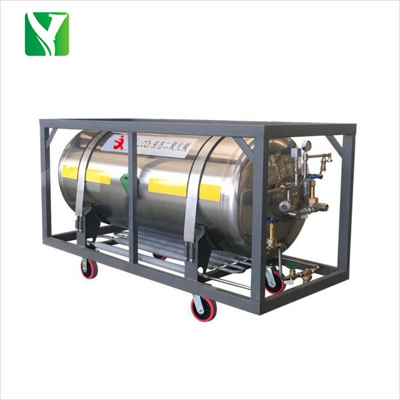 375L-450L-High pressure horizontal welding LNG dewar bottle dewar tank